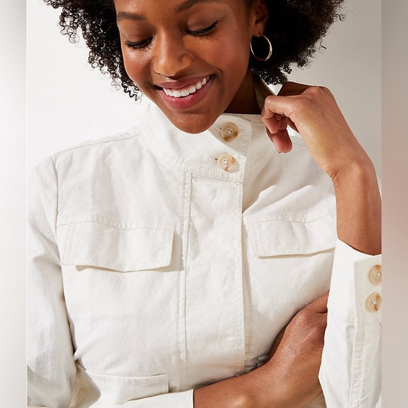 LOFT Canvas Utility Jacket - Picture 3 of 4